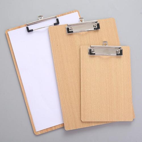 木板夹加厚a4文件夹夹菜单收据垫板学生写字板多功能办公用品板夹